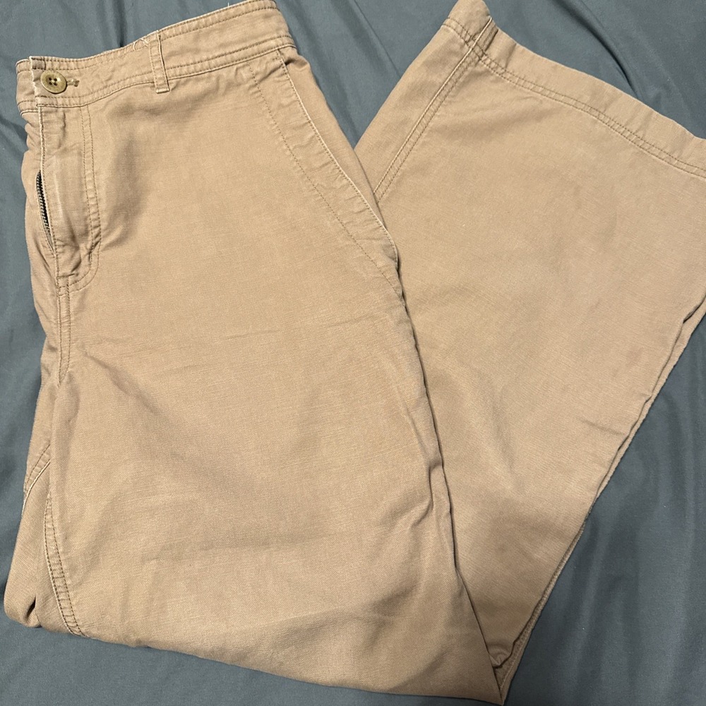 Lauren Ralph Lauren Petite Tan Wide Leg Pants size 10P